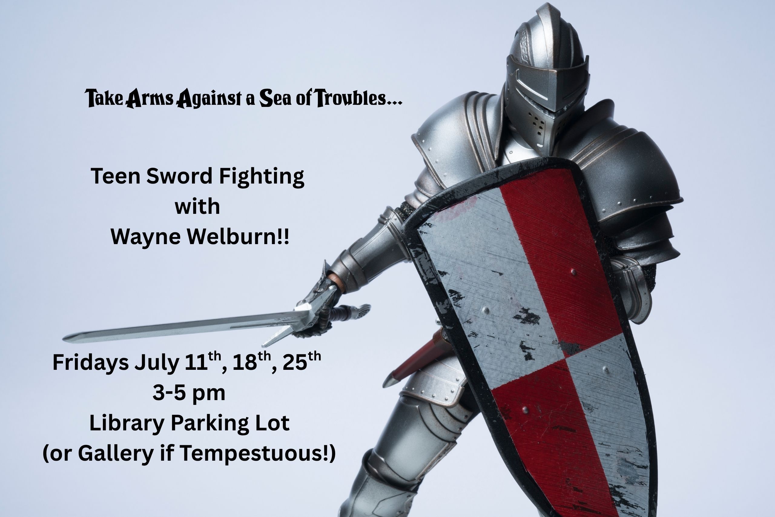 Sword Fighting w/ Wayne!