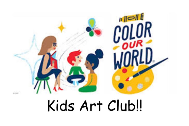 Kid’s Art Club – Color Our World