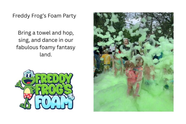 Freddy Frog’s Foam Party!!